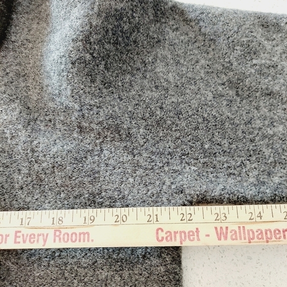 VTG HERMAN GEIST Large Gray Double Breasted Cardigan Jacket Sweater Boiled Wool - Picture 6 of 10